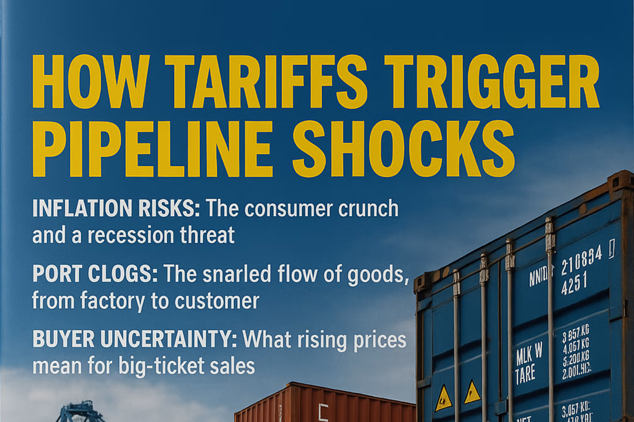 Pipeline Shocks for B2B Companies Amid New U.S. Tariffs