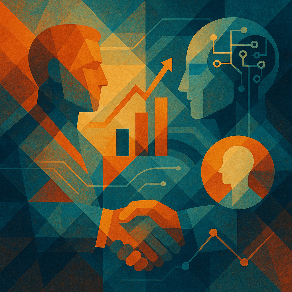 Future of sales technology illustration